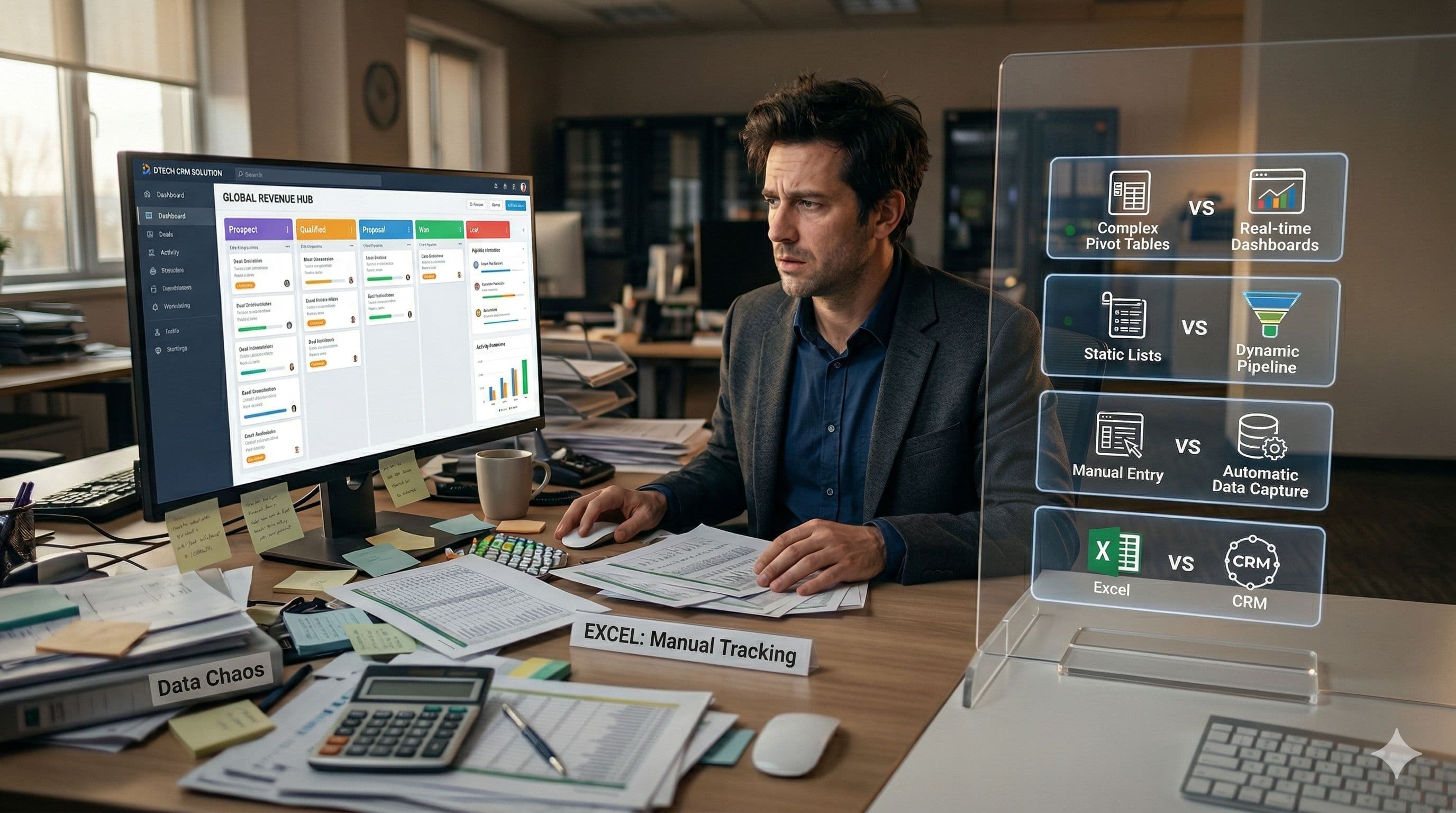 Excel mi, Müşteri Takip Programı mı, CRM mi? KOBİ'ler İçin Geçiş Rehberi